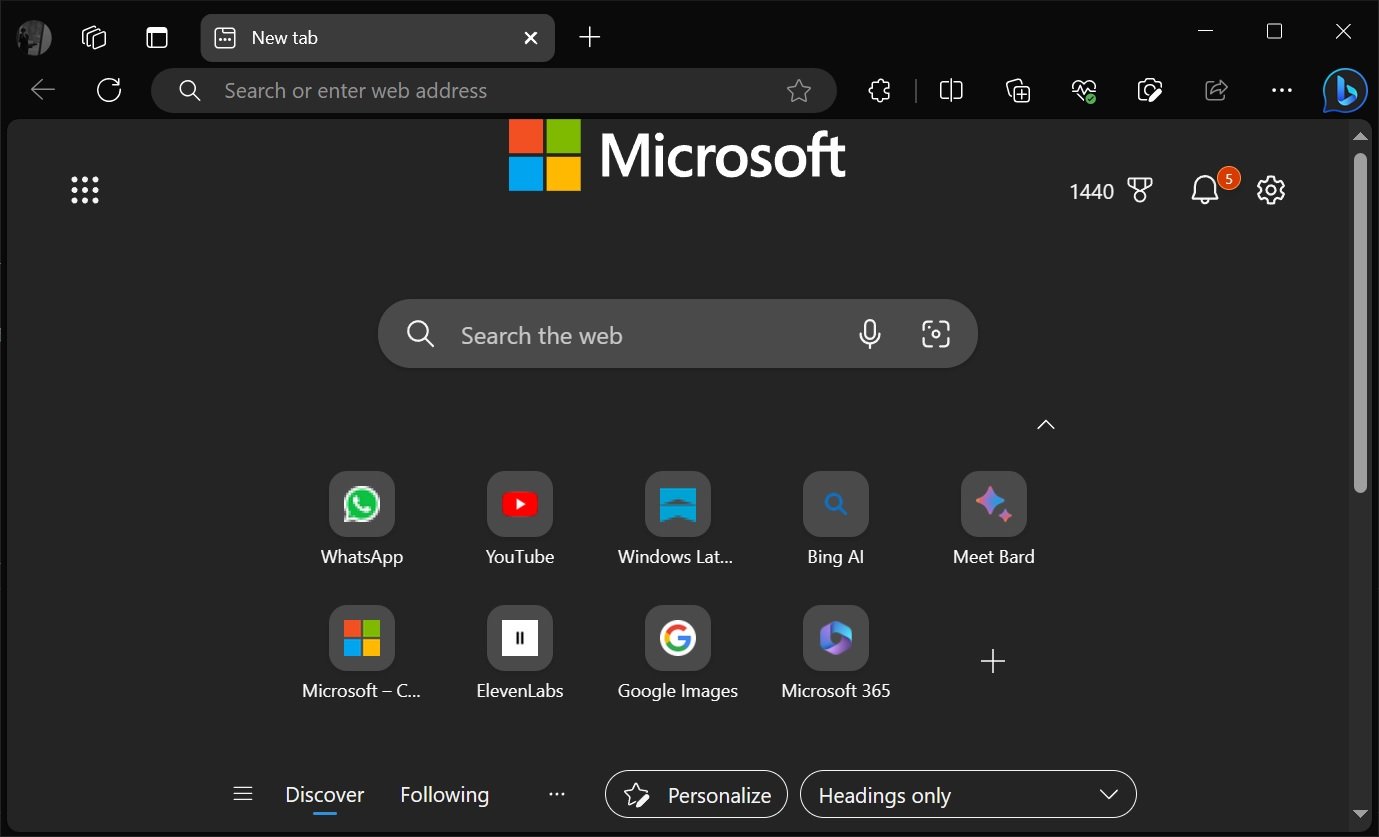 How to enable dark mode in Microsoft Edge